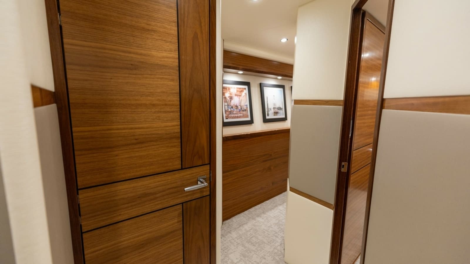 2023 Viking 72 Convertible- TEAM SUPREME- Companionway