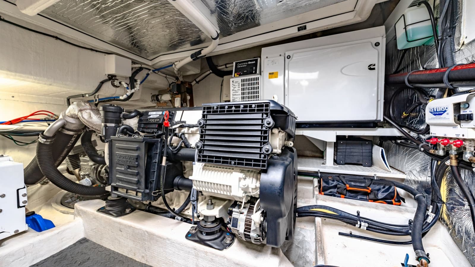 Engine Room with Generator System