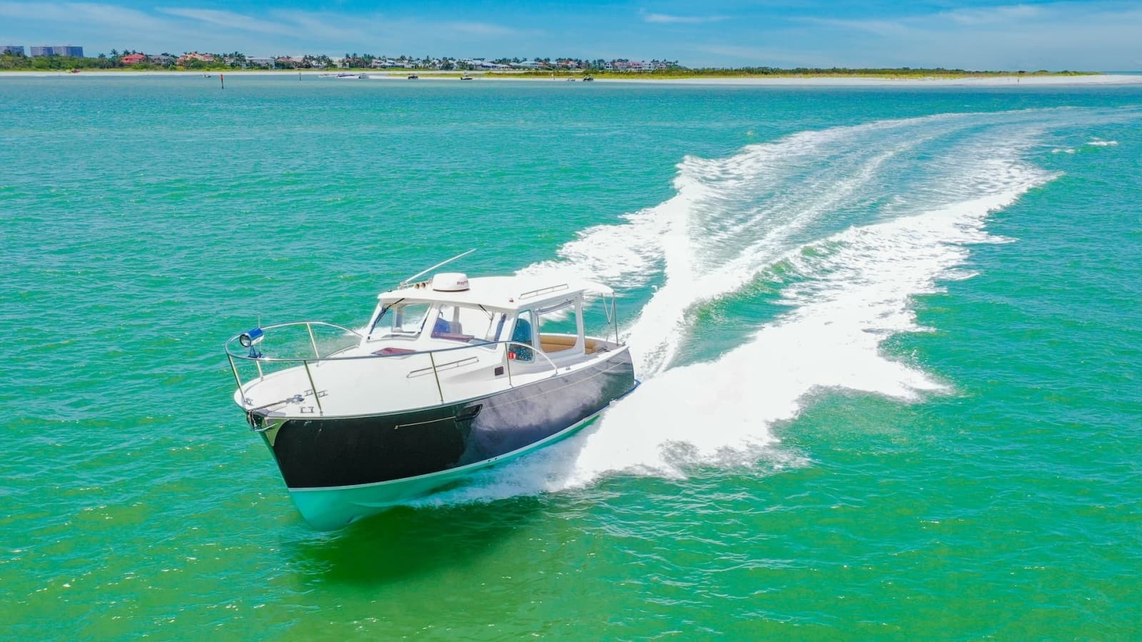 Aerial View of MJM 29z Cruising