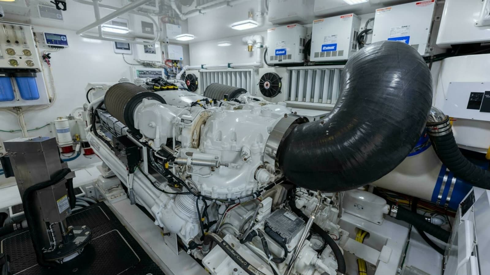 2013 Viking 76 Convertible- REEL FIRE- Engine Room