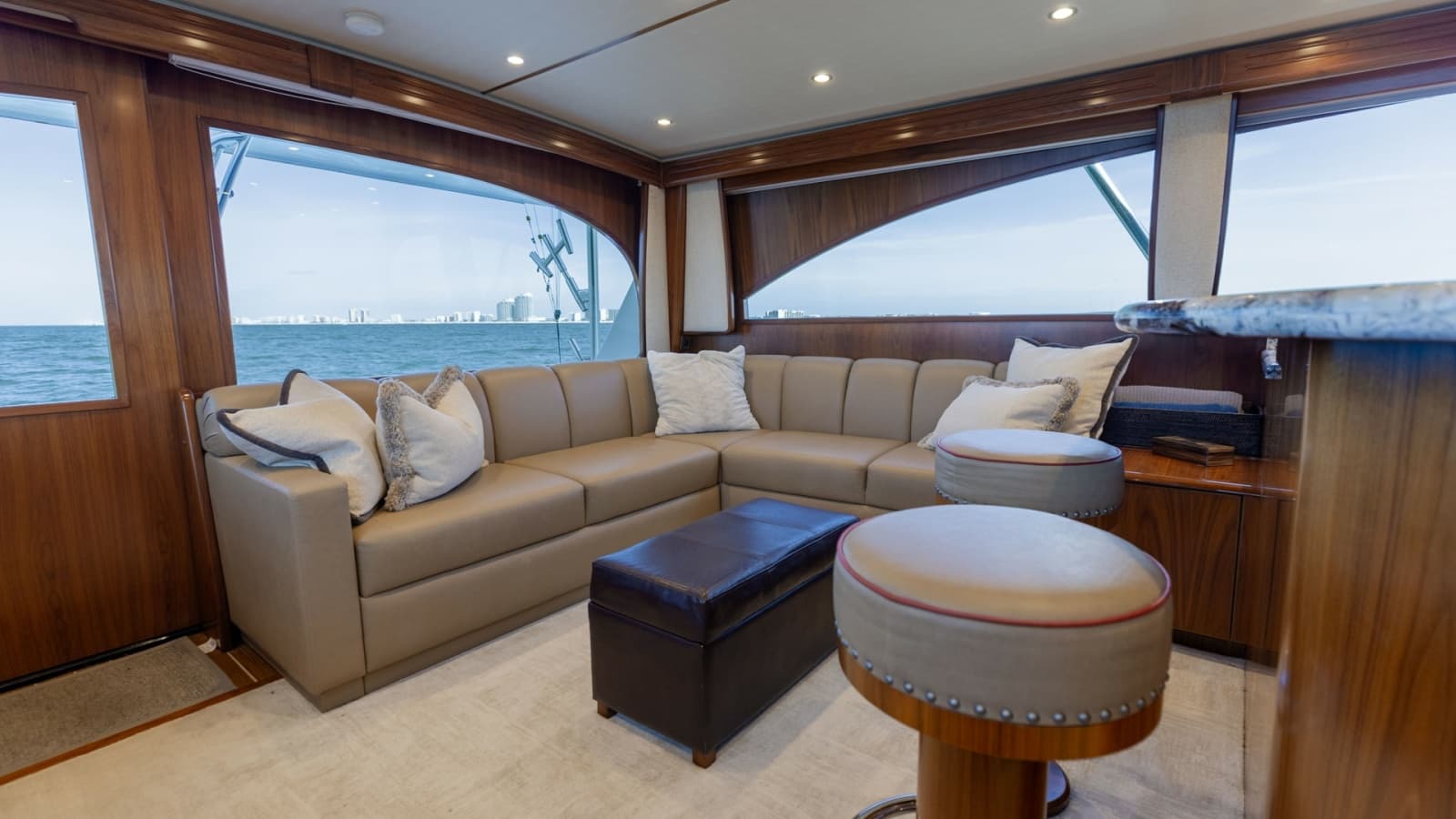 Spacious Salon with Panoramic Views