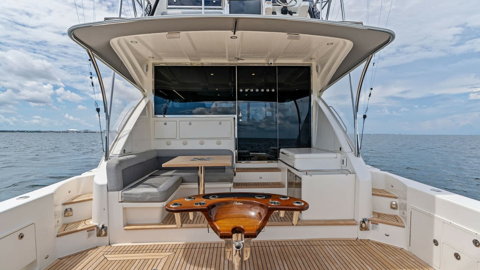 Spacious Aft Deck with Seating