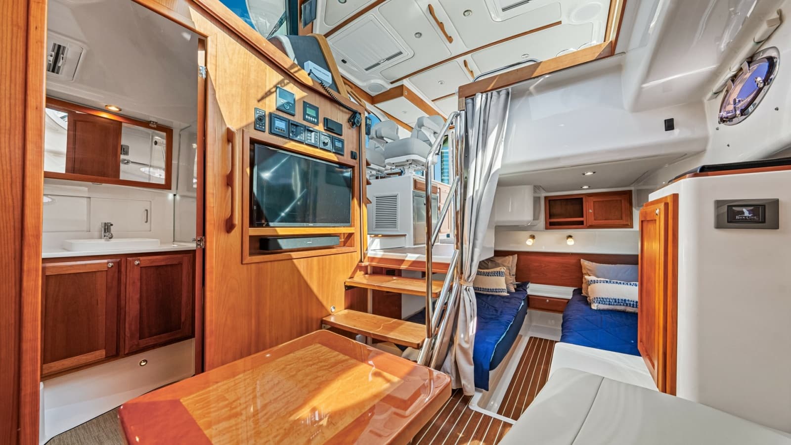 Interior Salon and Galley View