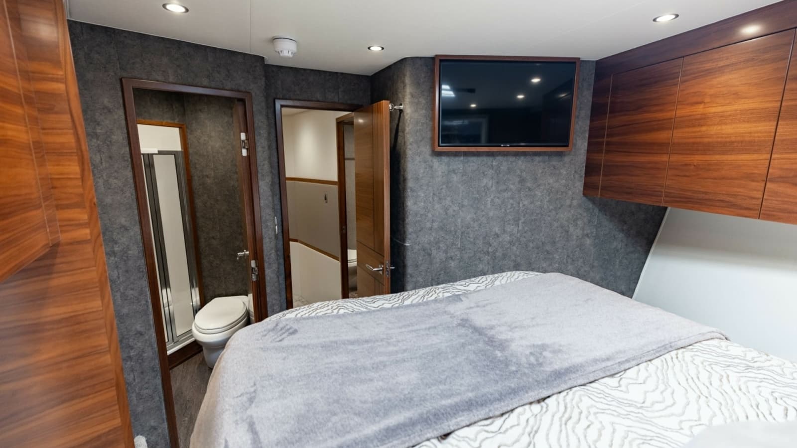 2023 Viking 72 Convertible- TEAM SUPREME- Forward Stateroom