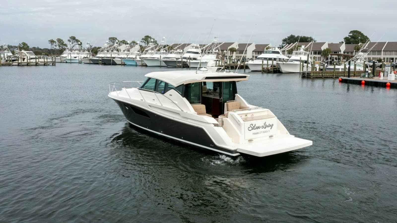2015 Tiara Yachts 44 Coupe- SILVER LINING- Transom