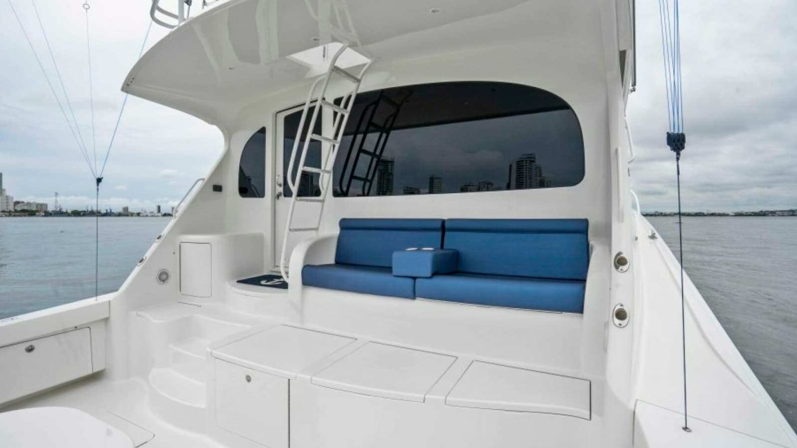 Spacious Aft Deck Seating Area