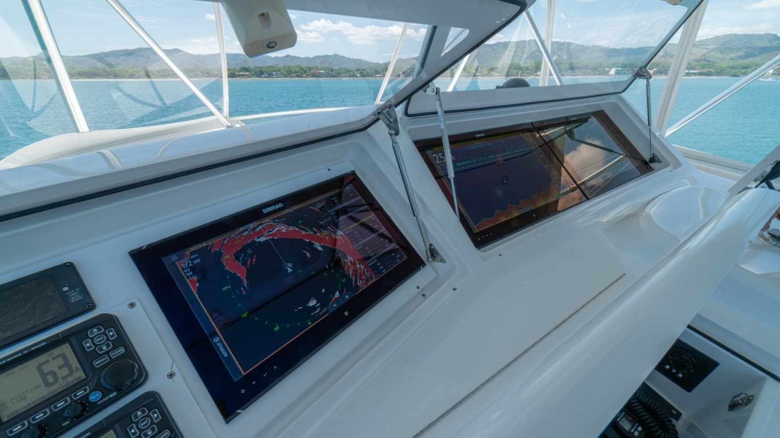 Helm Station with Navigation Displays