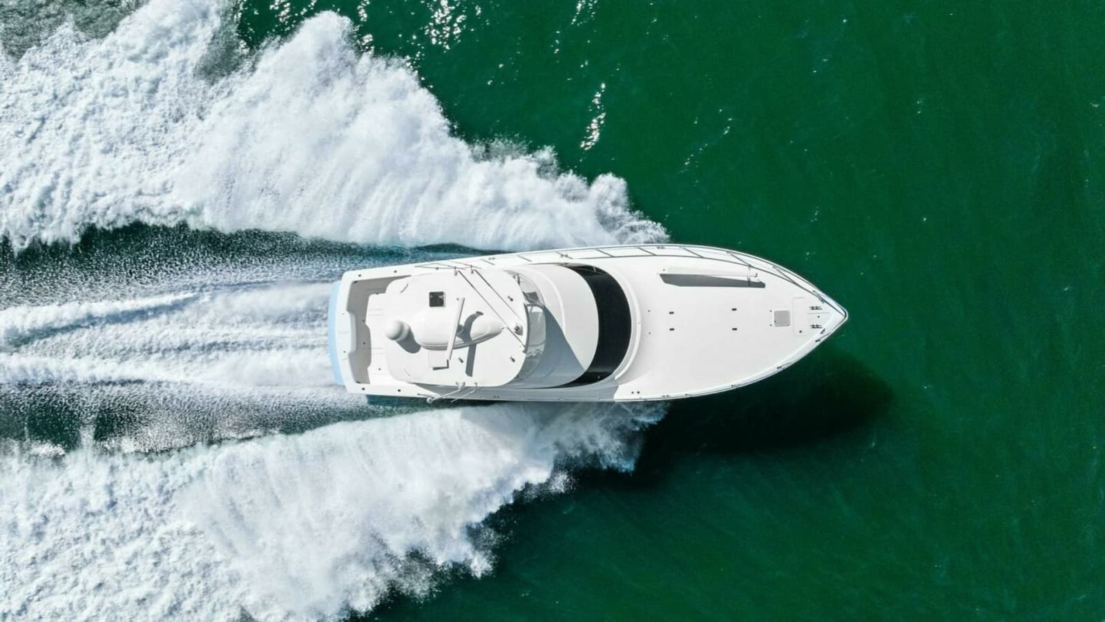Aerial View of Viking 58 Convertible