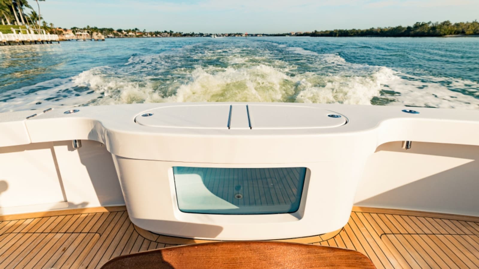 2020 Bertram 61 Convertible "SINE METU" - Aft Deck Livewell View