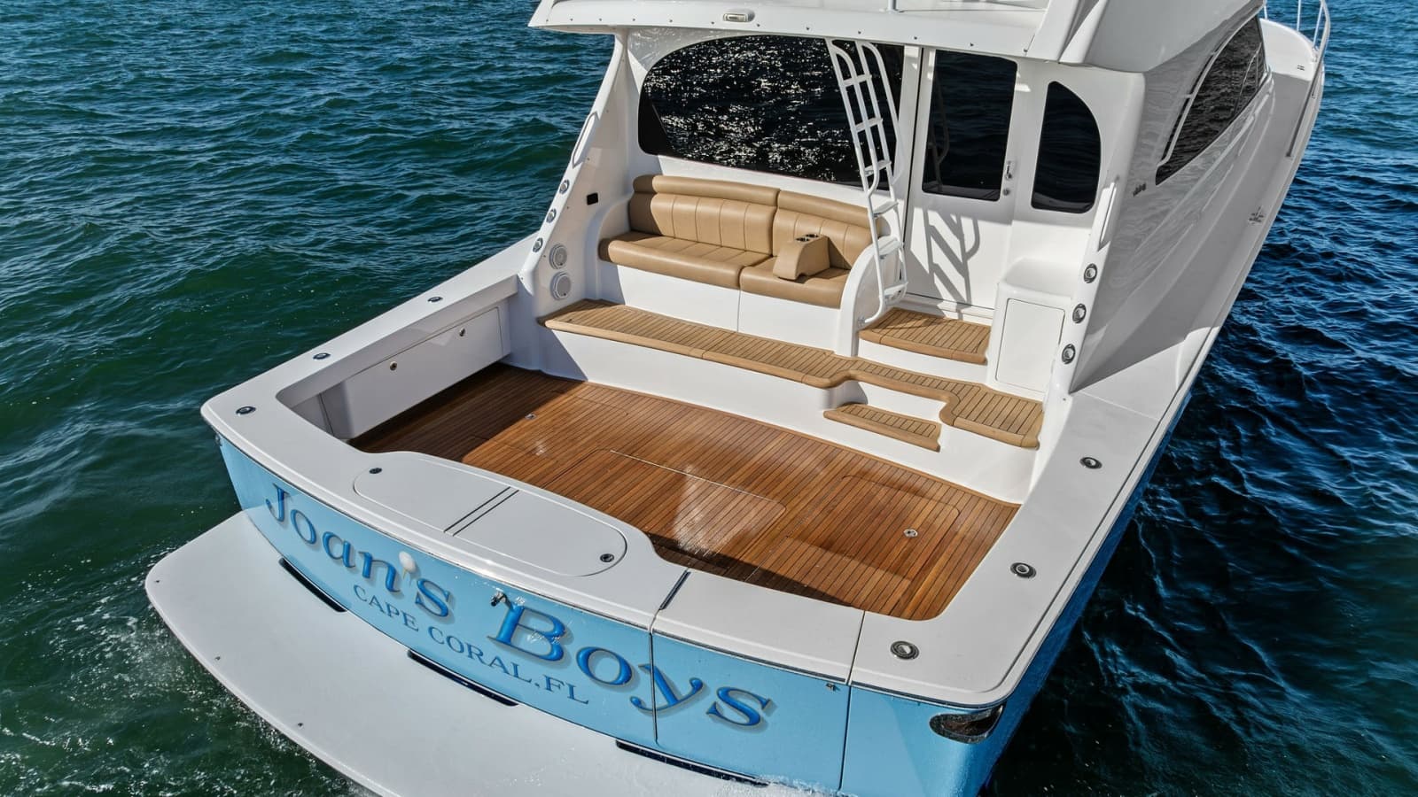 Spacious Aft Deck with Seating