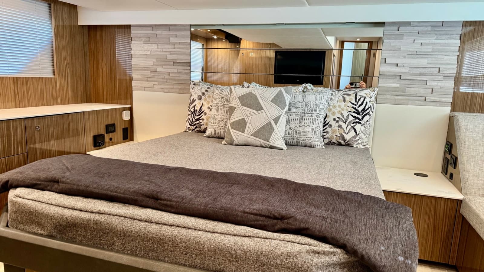 Master Stateroom with Modern Decor