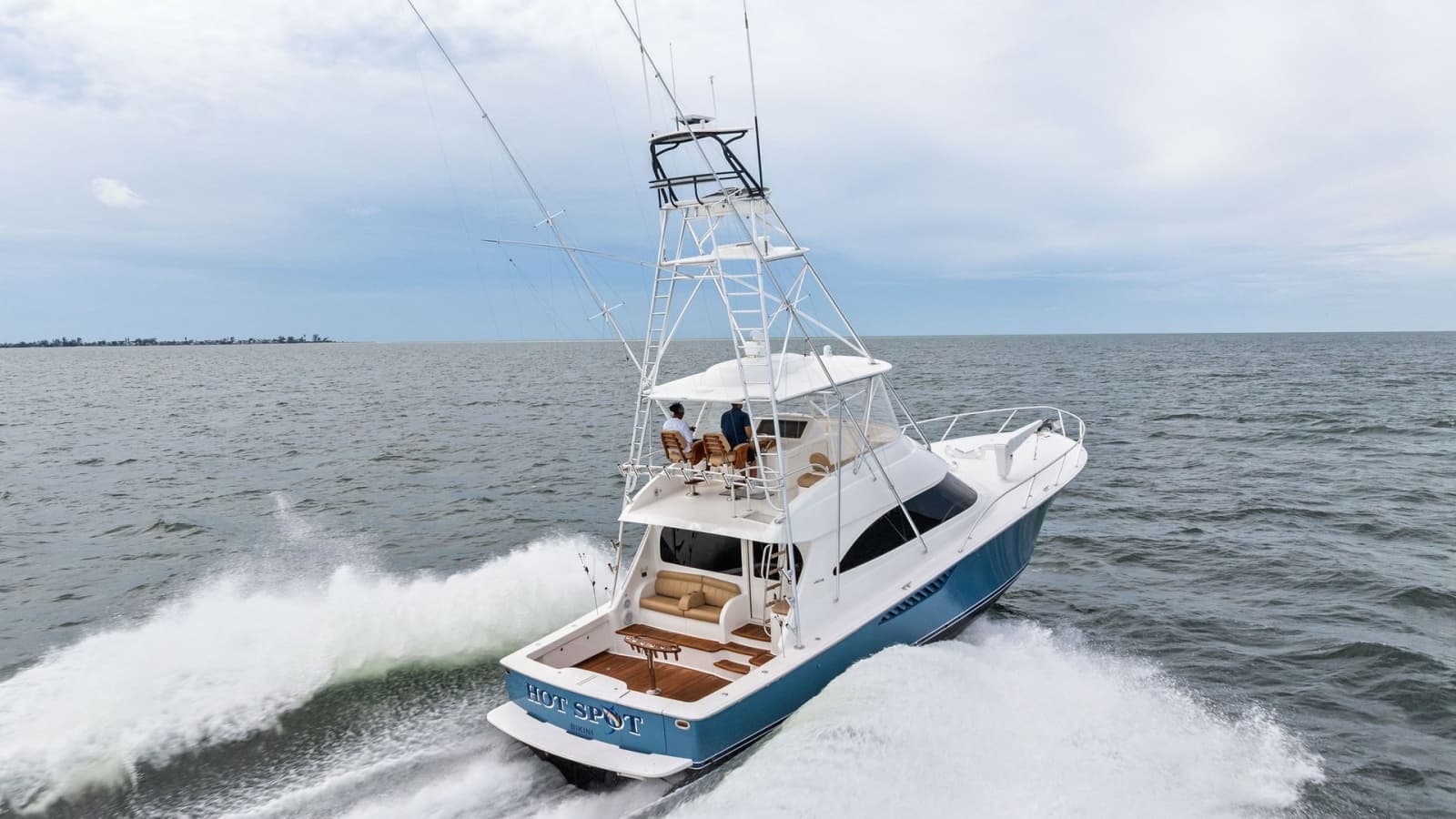 Aerial View of Aft Deck in Motion