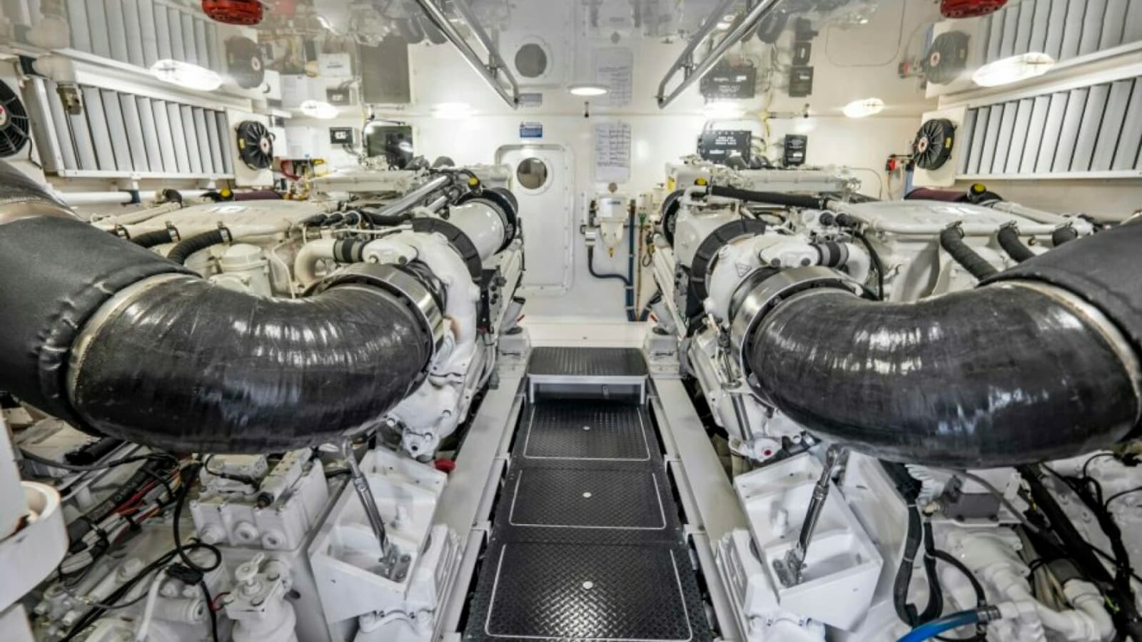 Engine Room with Dual Engines