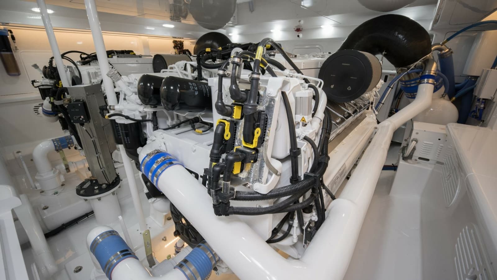 2026 Winter Custom Yachts 75 Open Convertible- MISS CARRIE-Engine Room