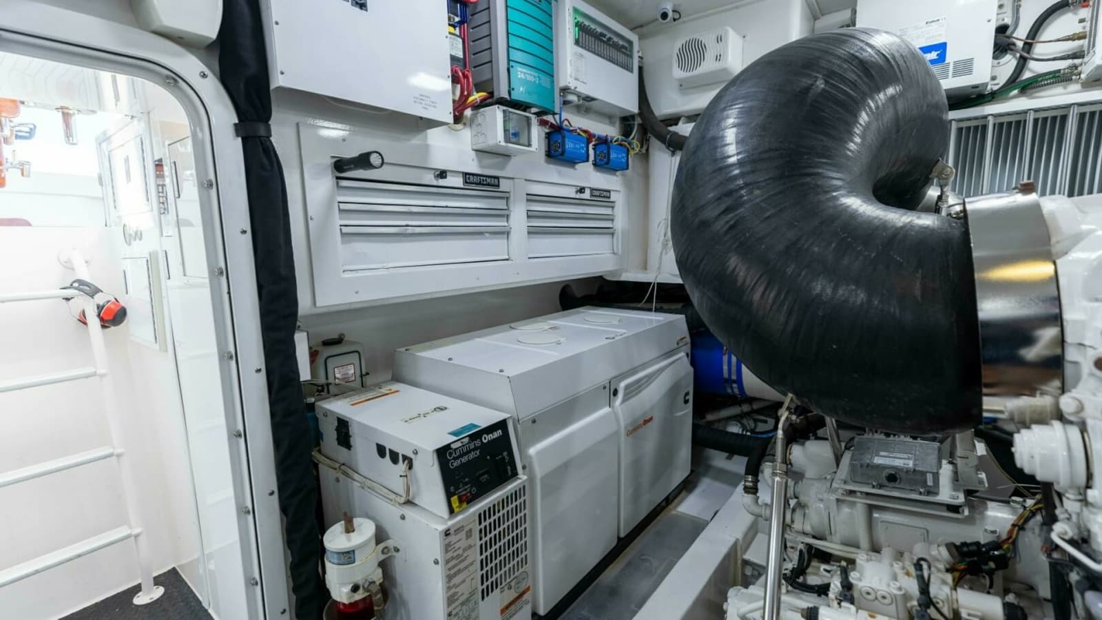 2013 Viking 76 Convertible- REEL FIRE- Engine Room