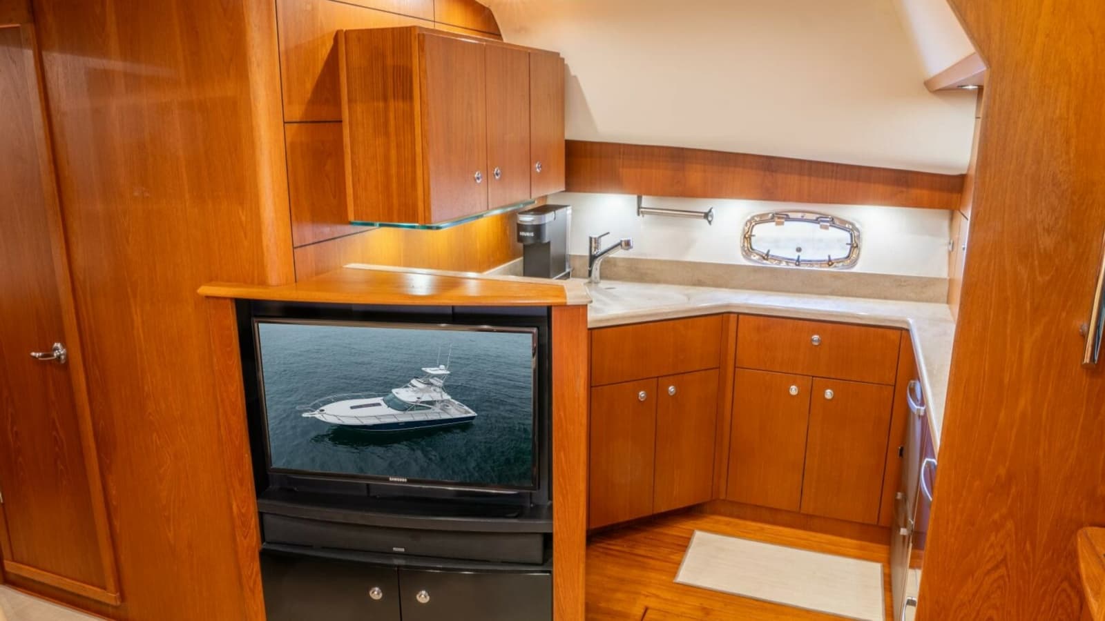 2015 Tiara Yachts 4300 Open "Teddy's Float Too" Galley with Entertainment System