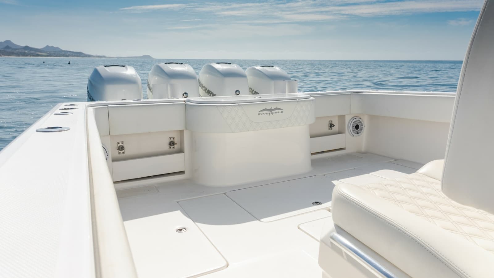 Aft Deck with Quad Outboards