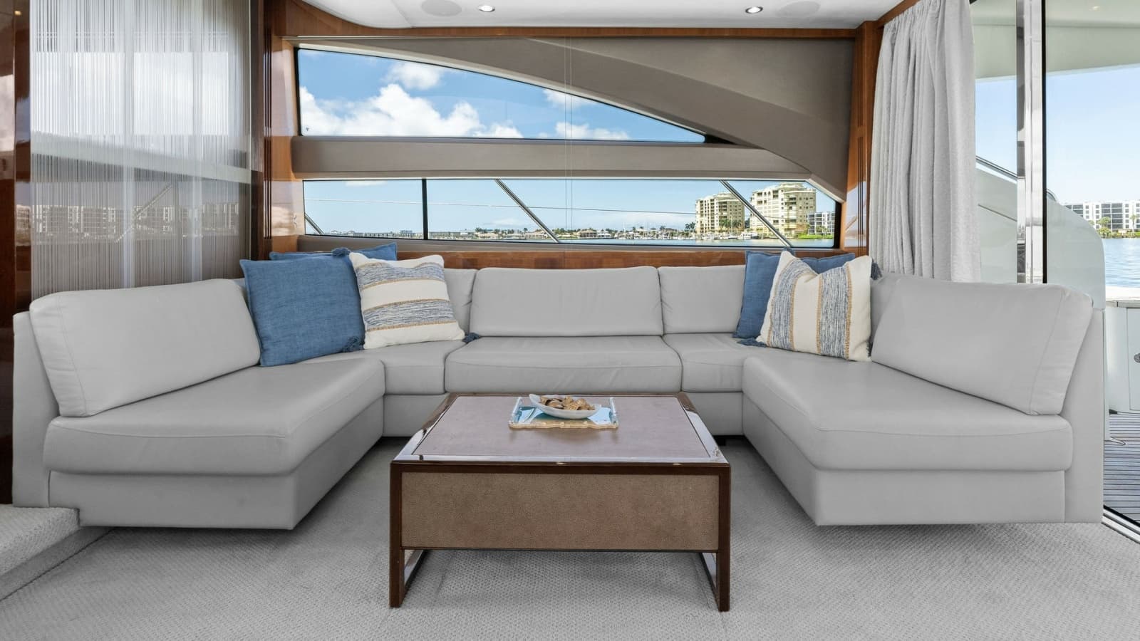 Spacious Interior Salon with Views