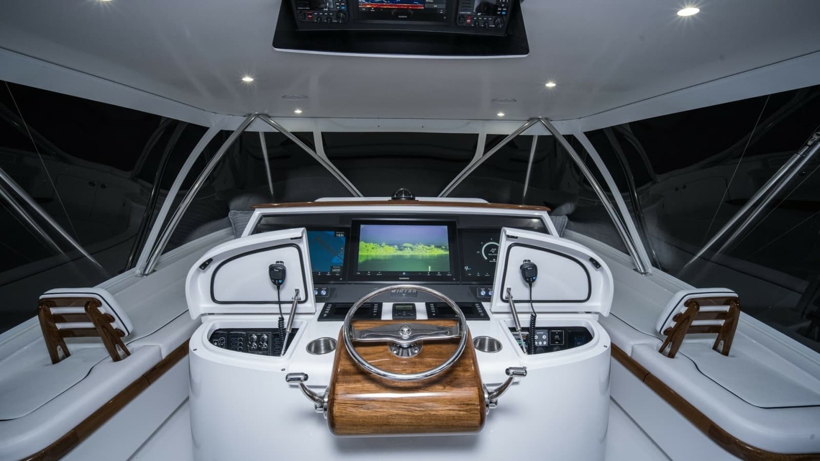 2026 Winter Custom Yachts 75 Open Convertible- MISS CARRIE- Helm