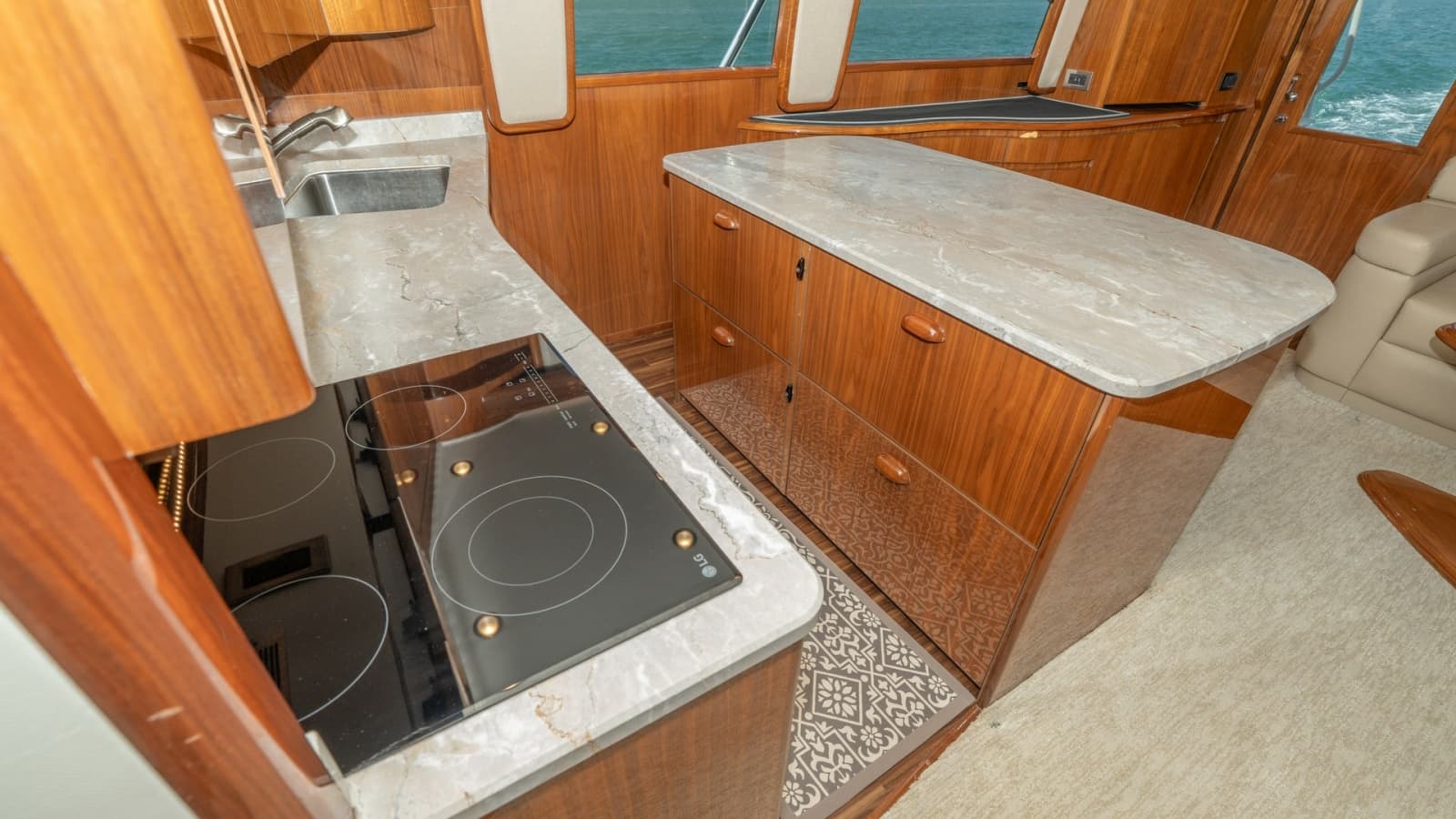 Galley with Modern Appliances