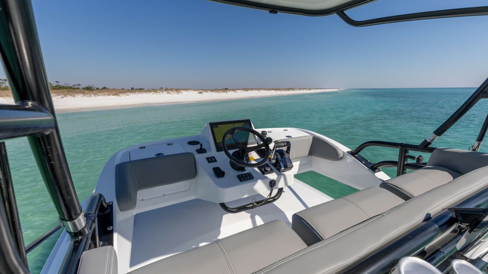 Helm Station with Dual Seating
