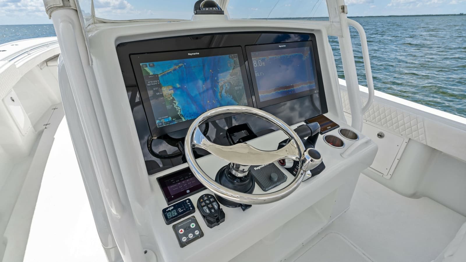 Helm Station with Dual Displays