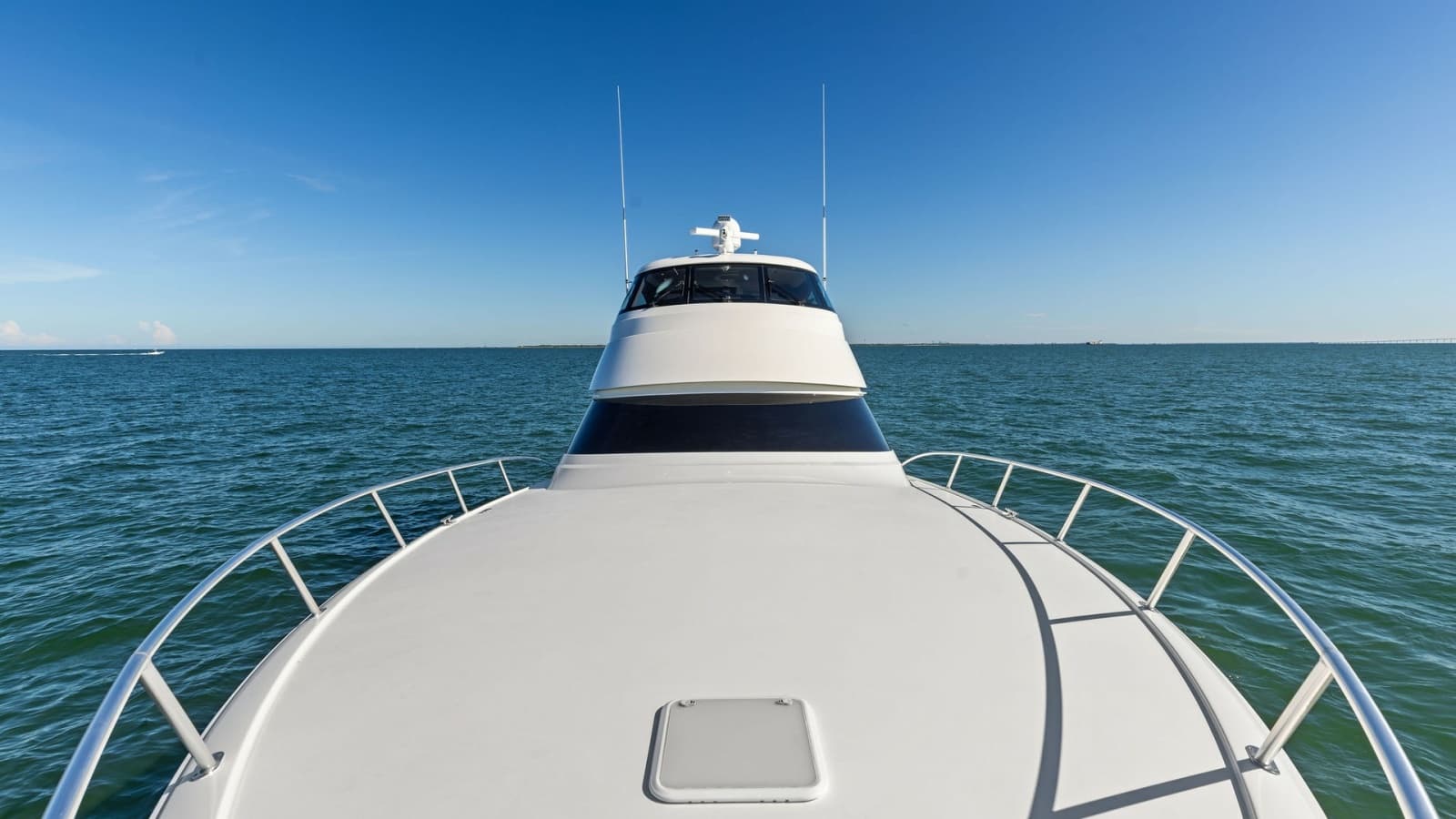 Forward Deck and Enclosed Bridge View