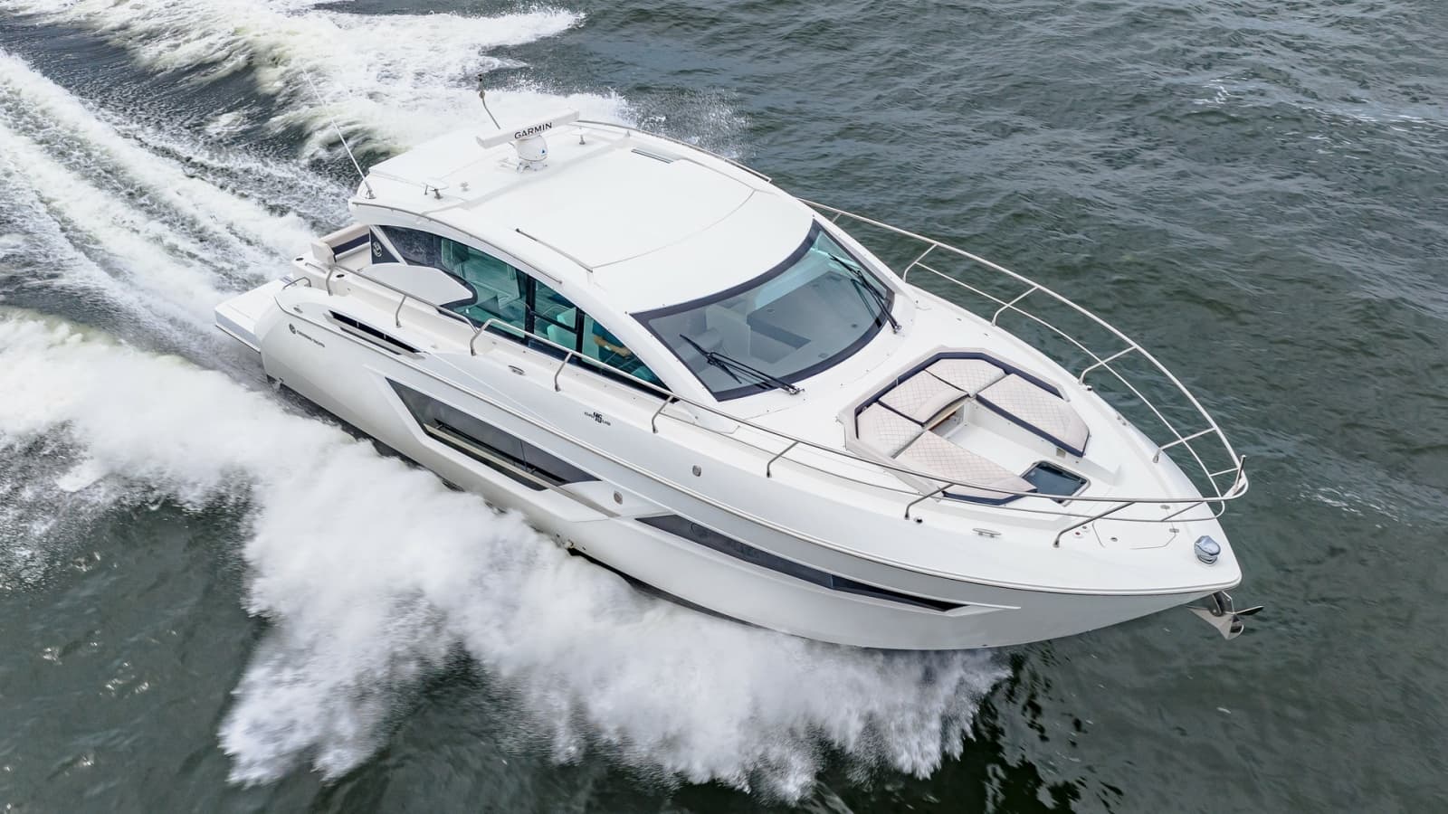 Aerial View of Cantius 46 Cruising