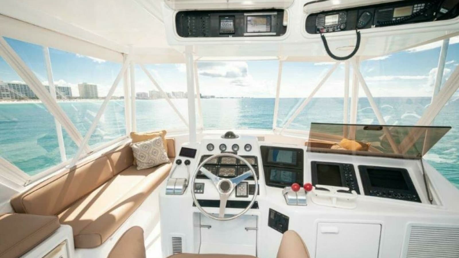 1998 Ocean Yachts 48 Super Sport Helm 2