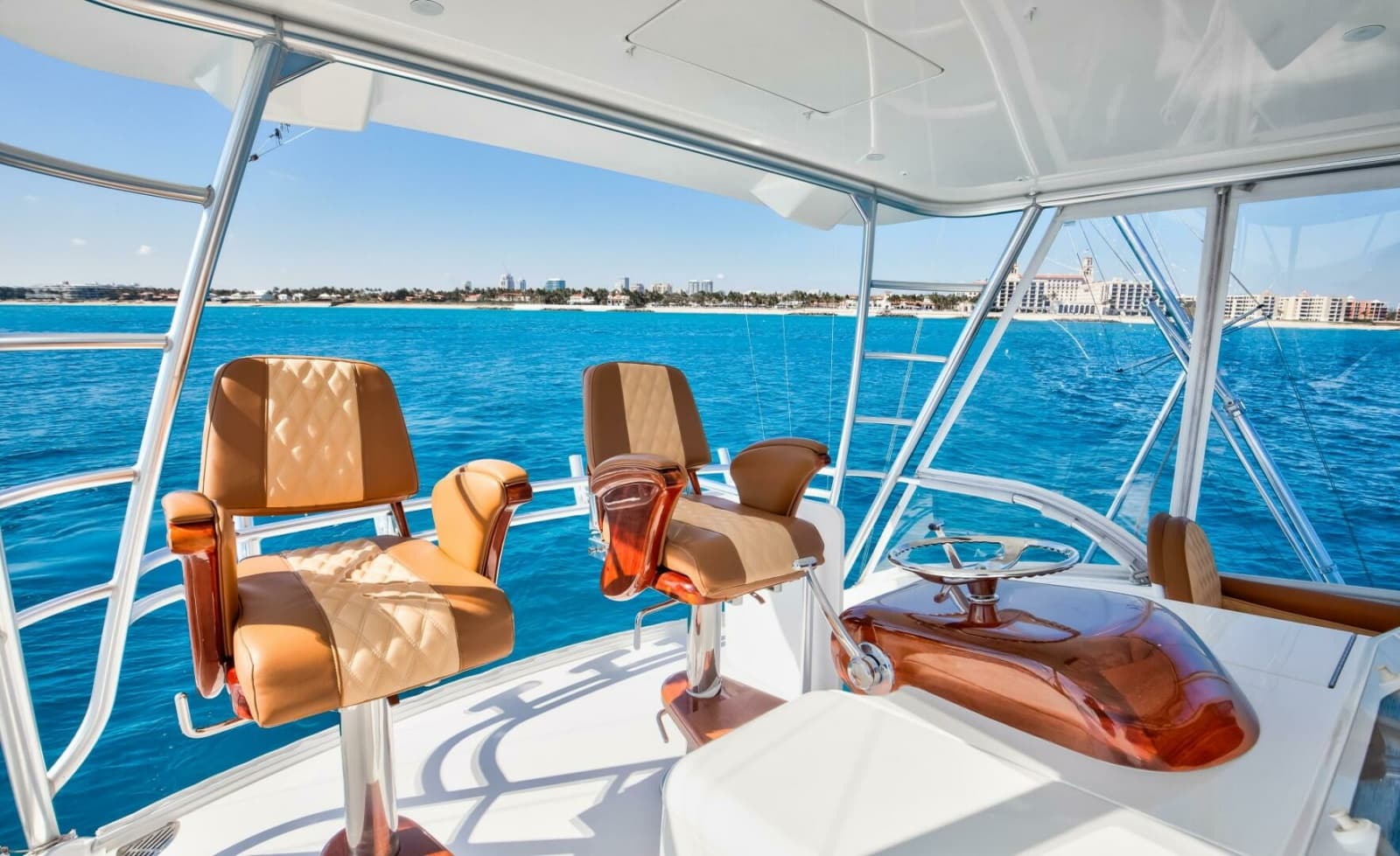 Viking 48 - Dorothy Marie - Flybridge Helm Seats