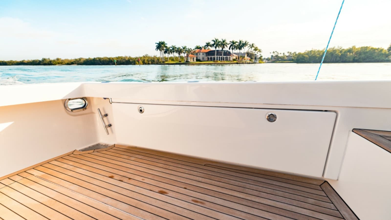 2020 Bertram 61 Convertible "SINE METU" - Teak Cockpit Deck