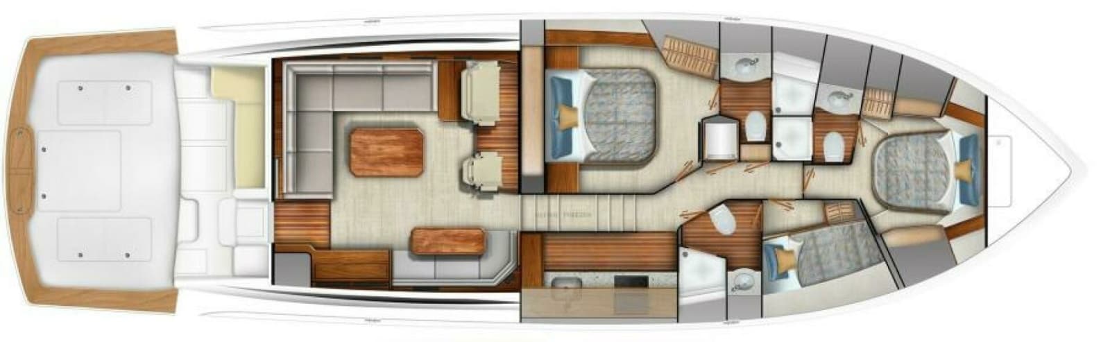 Viking 64 Sport Tower - Layout