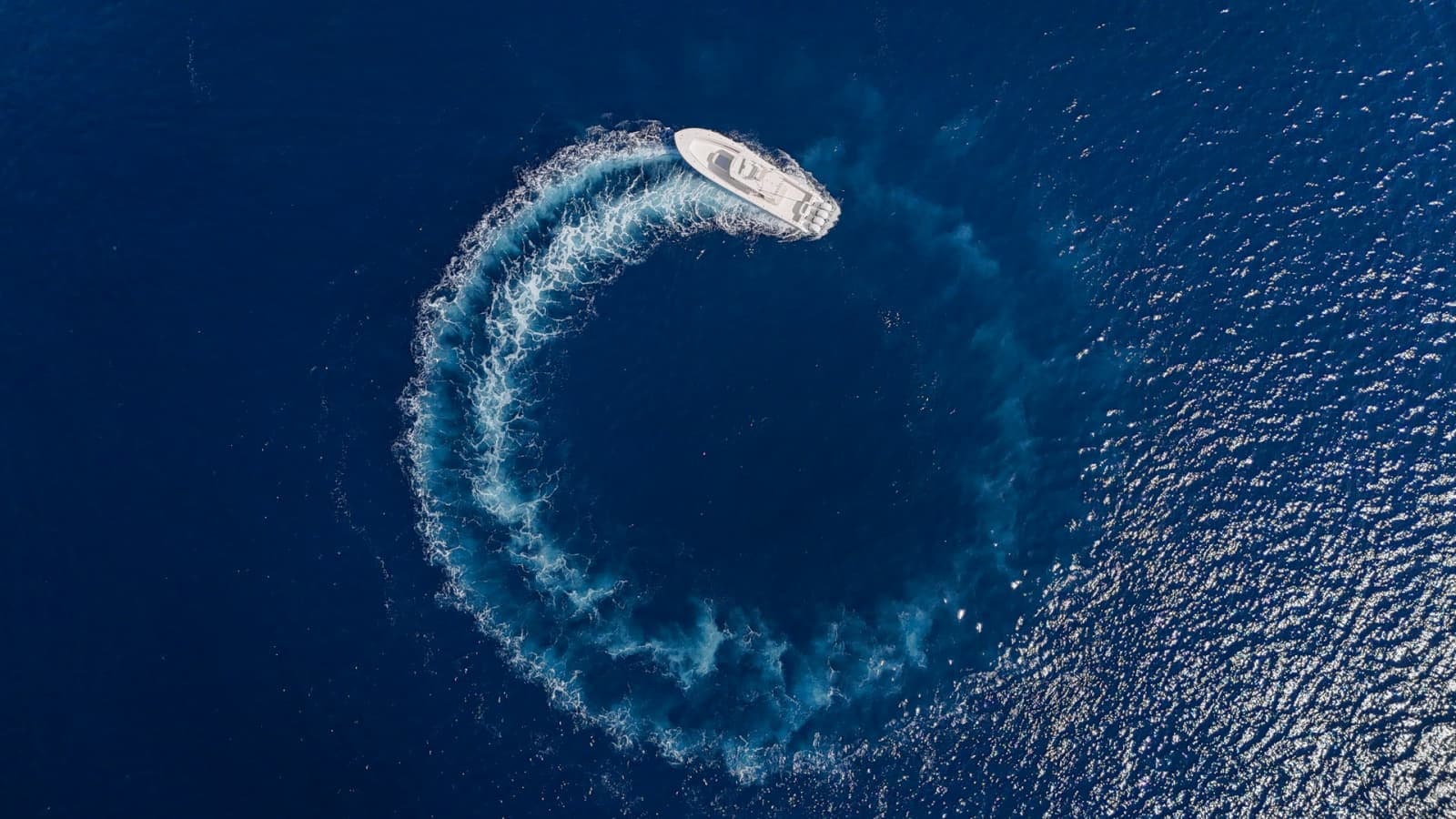 Aerial View of Dynamic Wake