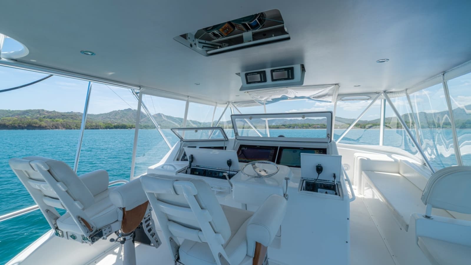 Flybridge Helm Station View