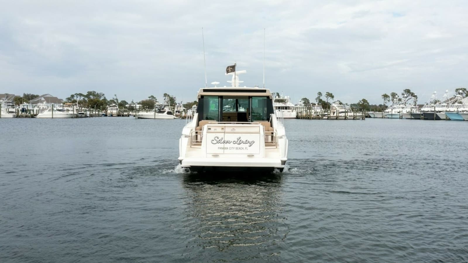 2015 Tiara Yachts 44 Coupe- SILVER LINING- Transom