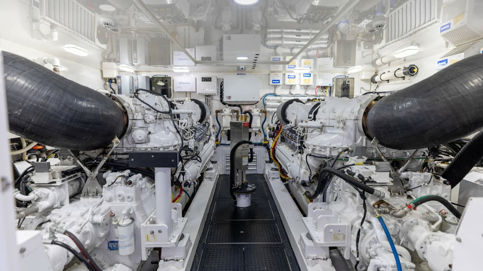 Engine Room with Twin Engines