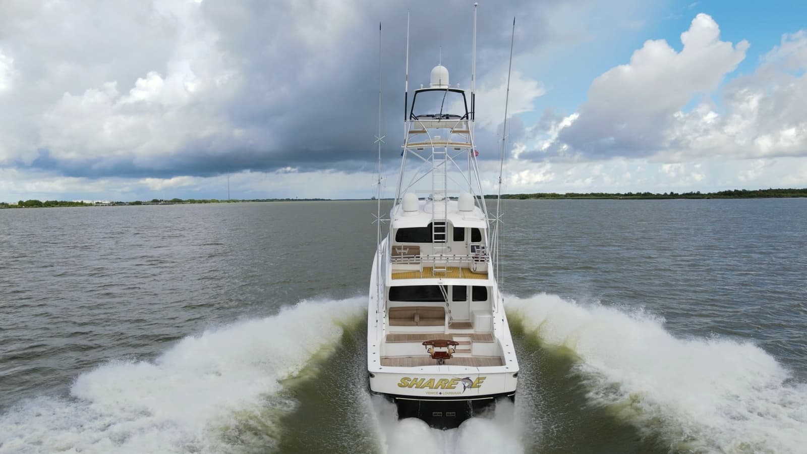 2017 72 Viking Enclosed Bridge Share-E Exterior (3)