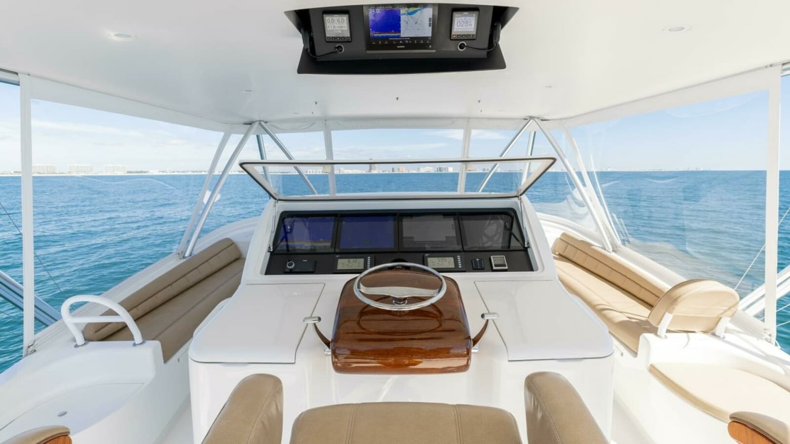 2013 Viking 76 Convertible- REEL FIRE- Helm