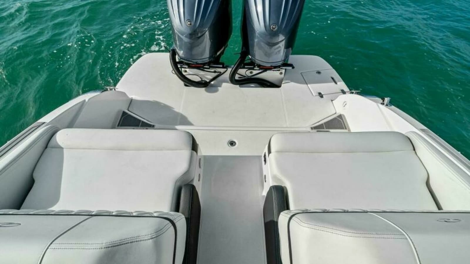 Aft Deck with Dual Engines