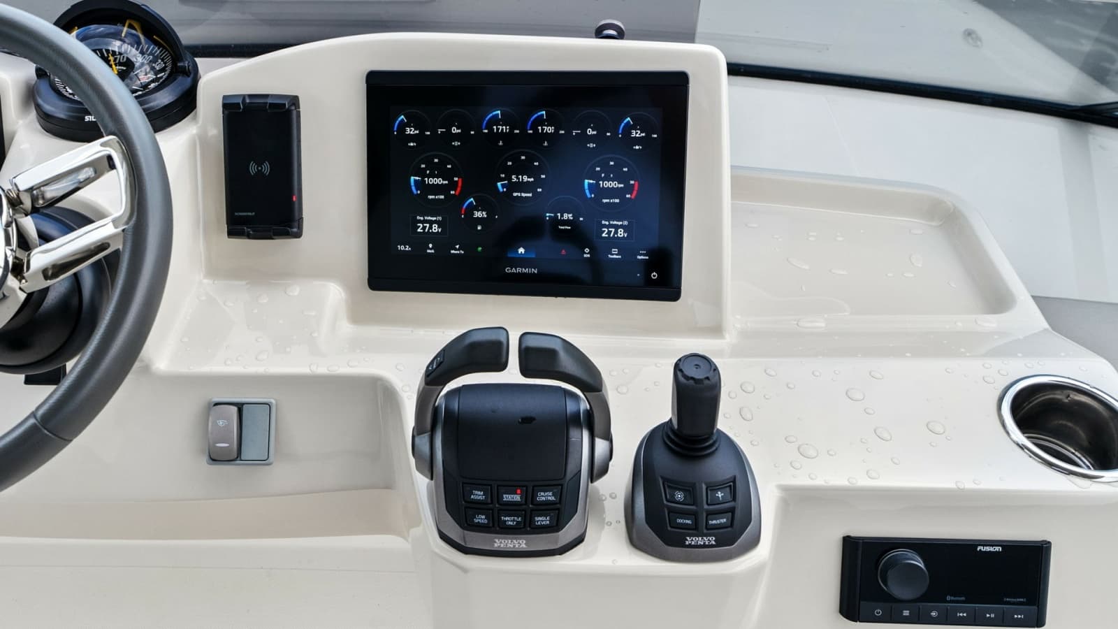 Helm Station with Electronics