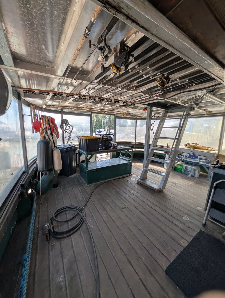 1941 Armstrong Bros. Custom Wooden Trawler Charter Vessel