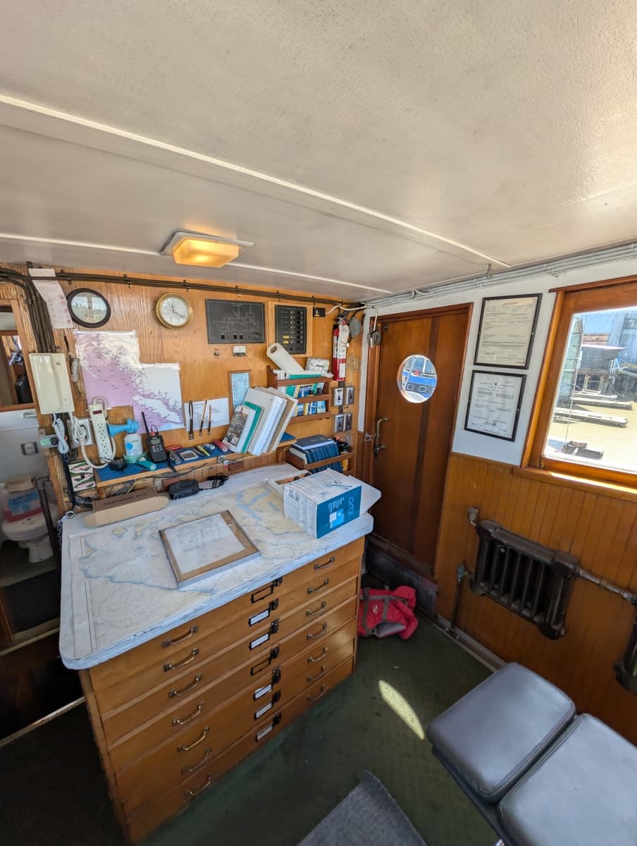1941 Armstrong Bros. Custom Wooden Trawler Charter Vessel