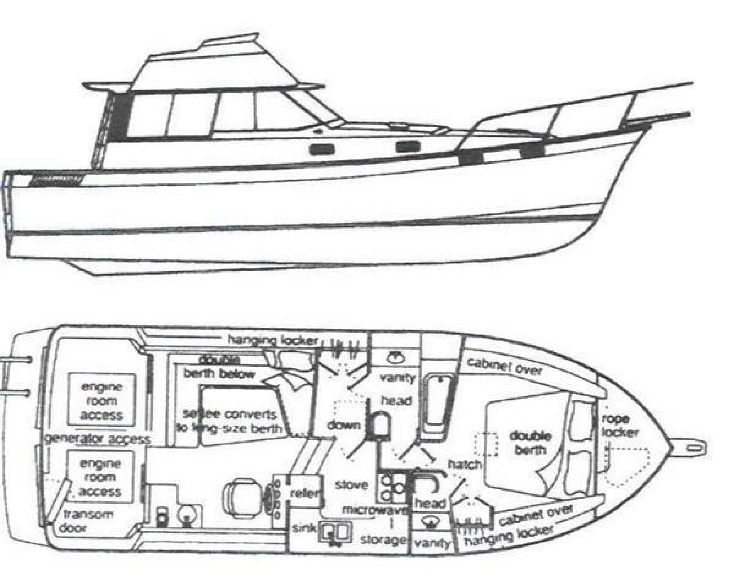 1990 Bayliner 3888 Motoryacht 38