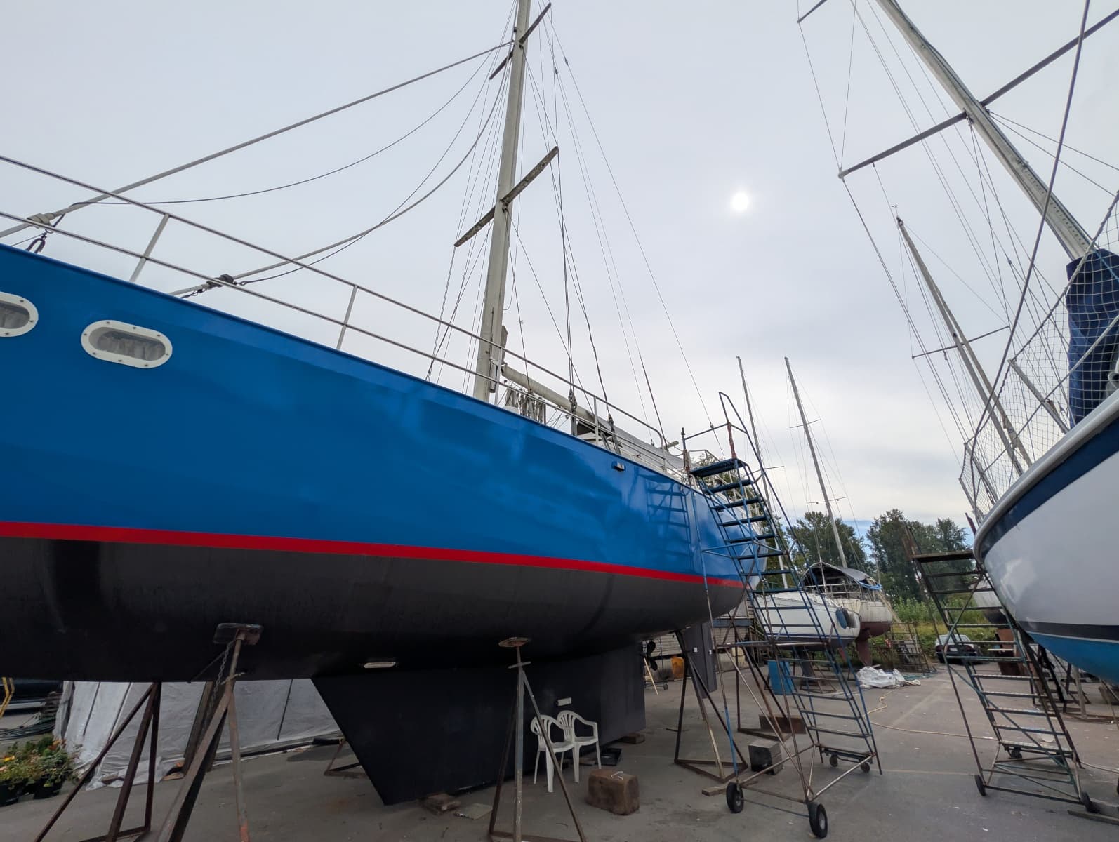1996 Bruce Roberts  Customer Steel Hull Sailboat