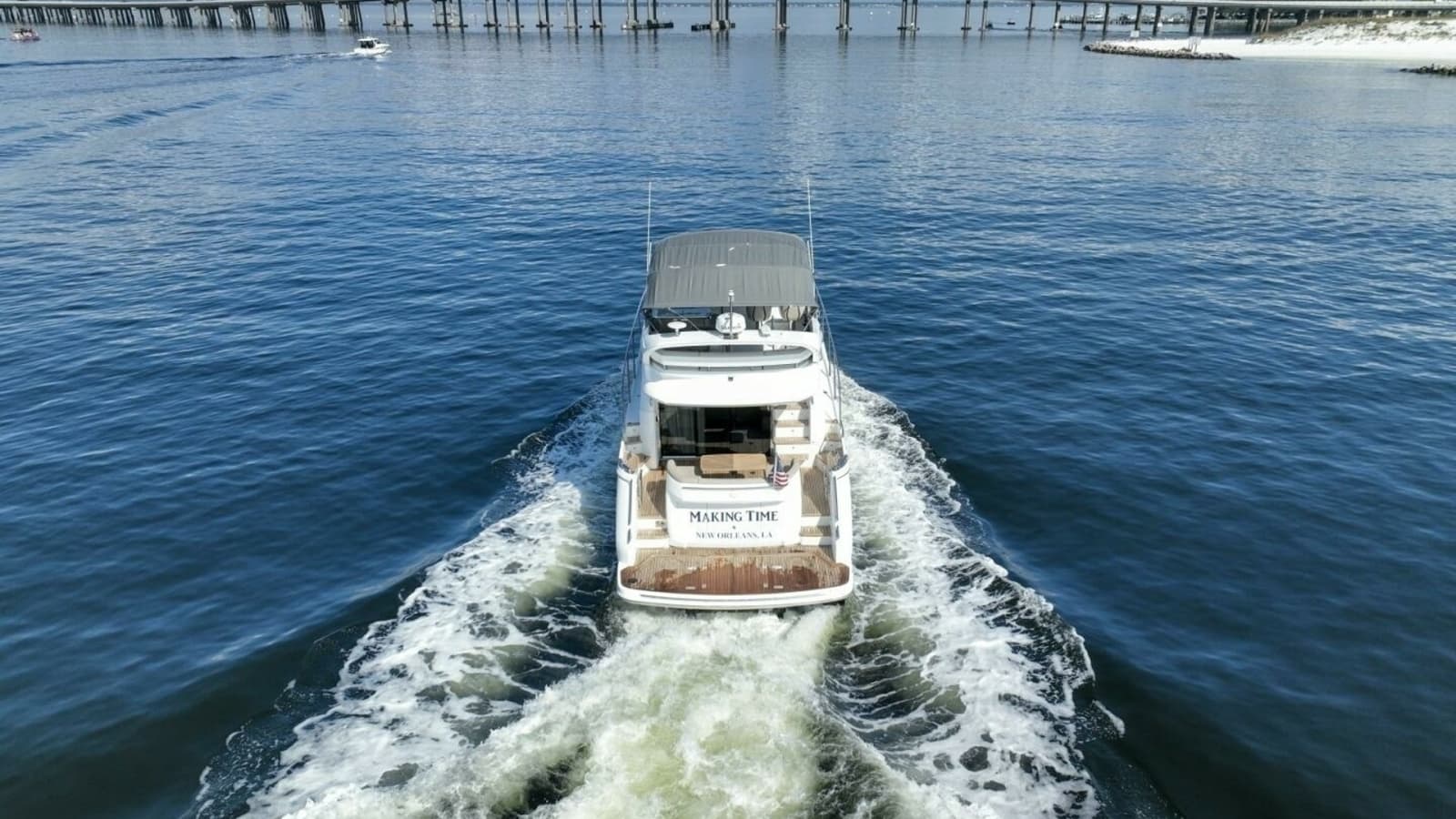 2021 Princess F50- MAKING TIME- Engine room- Transom