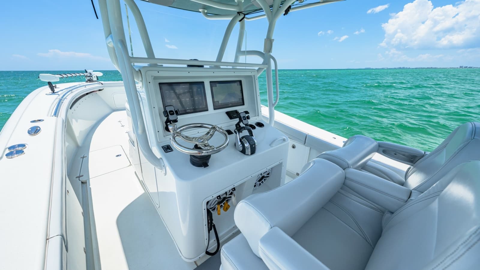 Helm Station with Dual Seating