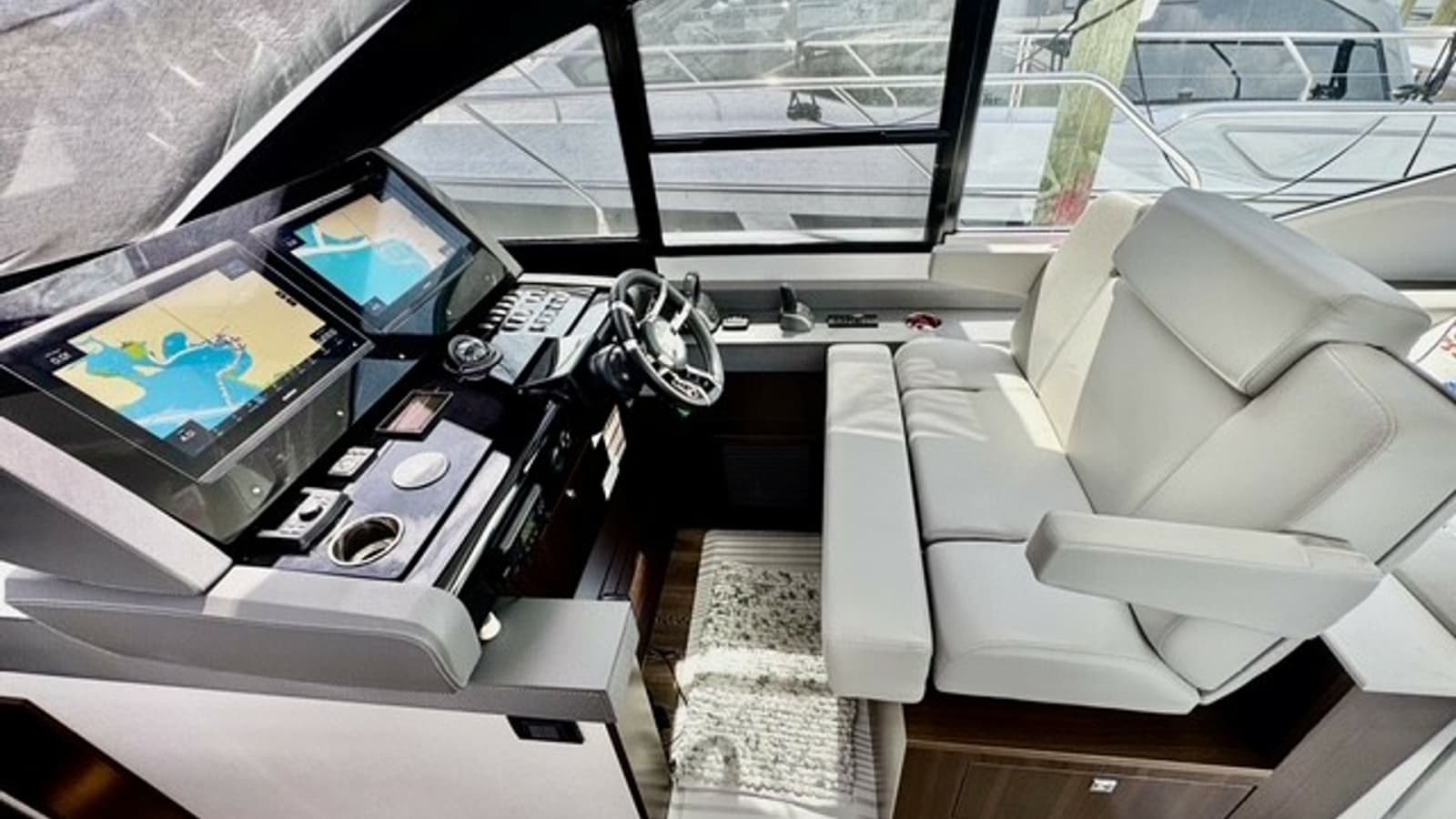 Helm Station with Dual Displays