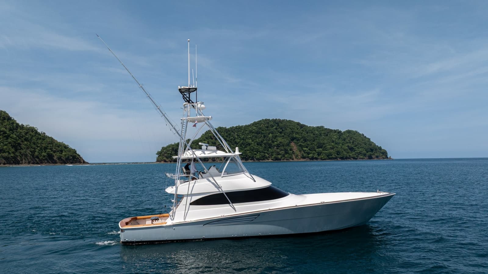 Side Profile of Viking 64 Convertible