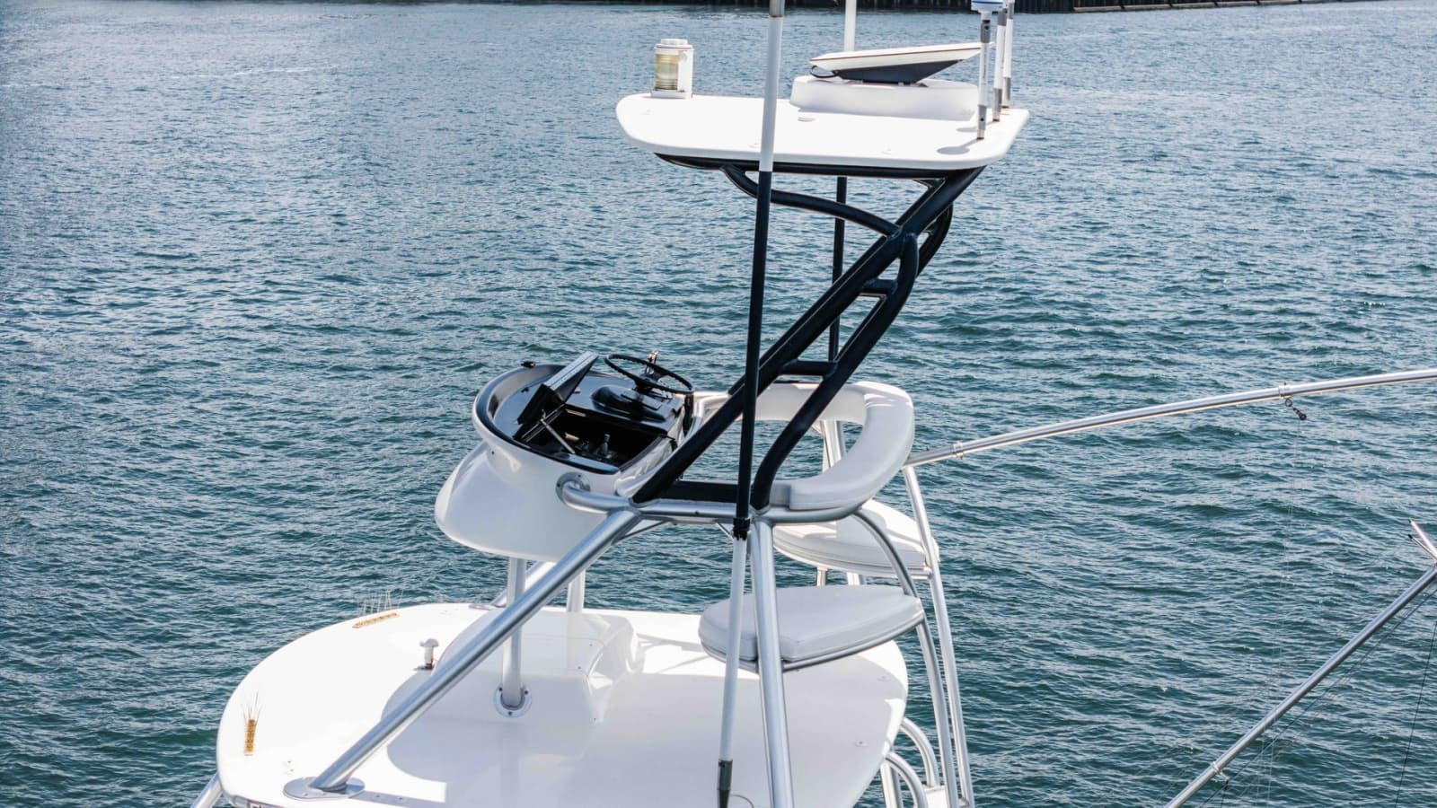2014 Viking 76 Enclosed Bridge "TRANQUILO" Tower Helm Station