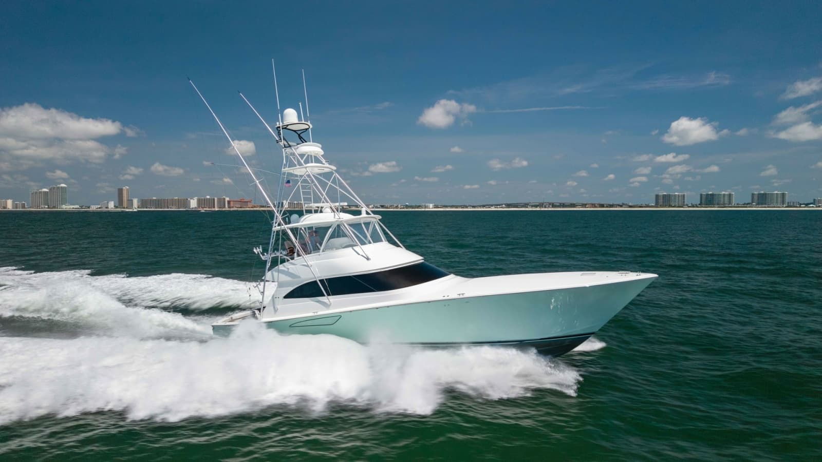 Viking 62 Convertible at Sea